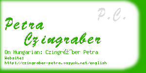 petra czingraber business card